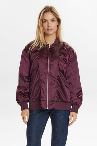 Jas Paars-Nufria Bomber Jacket