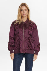 Jas Paars-Nufria Bomber Jacket