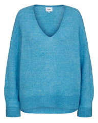 Trui Blauw-Nuriette V-Neck Pullover