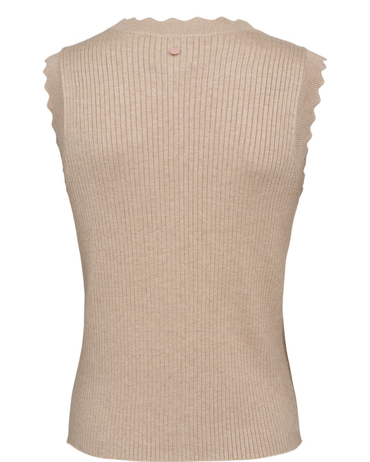 Gilet Ecru-Nudeidra Vest