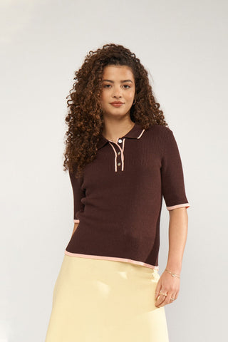 Polo Bruin-Nualora Pullover