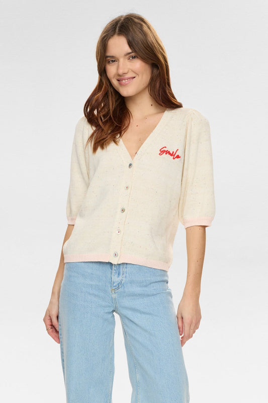 Vest Ecru-Nuhappy Cardigan