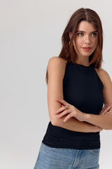 Top Zwart-Top Almina
