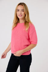 Top Roze-Sylviane Pull
