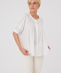 Bloes Wit-Chemise Danielle