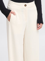 Broek Creme-Kate Pillou Pantalon