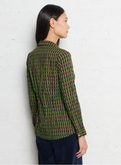 Bloes Print-Endless Column Print Basic Shirt