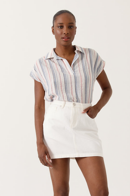 Bloes Streep-Blouse Lysiane