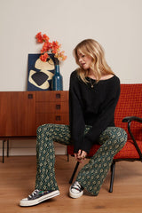 Broek Print-Flared Pants Carnaby (FairWear)