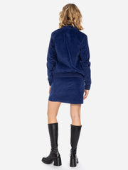 Jas Blauw-Jacke Babe