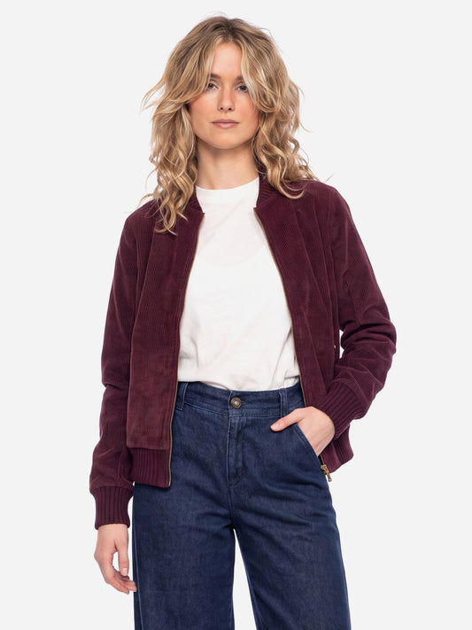Jas Paars-Jacke Bebe (Gots Organic)