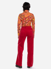 Broek Rood-Lacy Hose Red