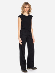 Broek Zwart-Lilia CO/EL Hose