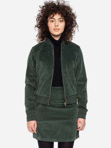 Jas Groen-Jacke Babe