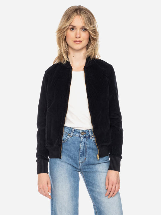 Jas  Rib Zwart-Jacke Bebe (Gots Organic)