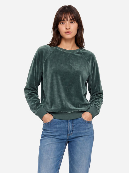 Trui Groen-Dara Velvet Pul(Gots Organic)