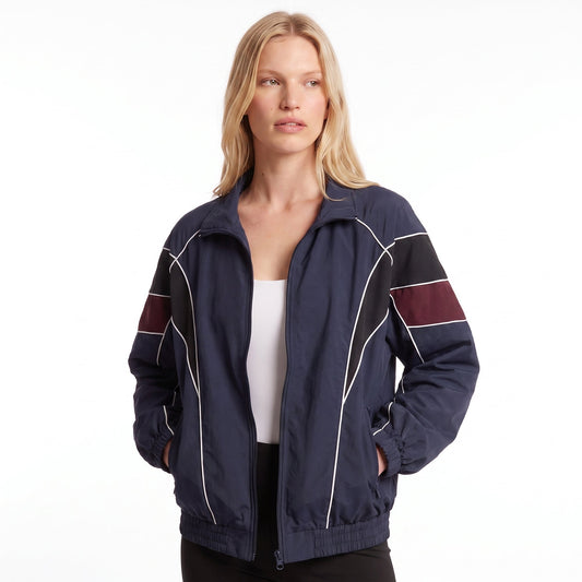 Jas Blauw-Blouson Iserine