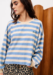 Trui Streep-Iris Sweatshirt