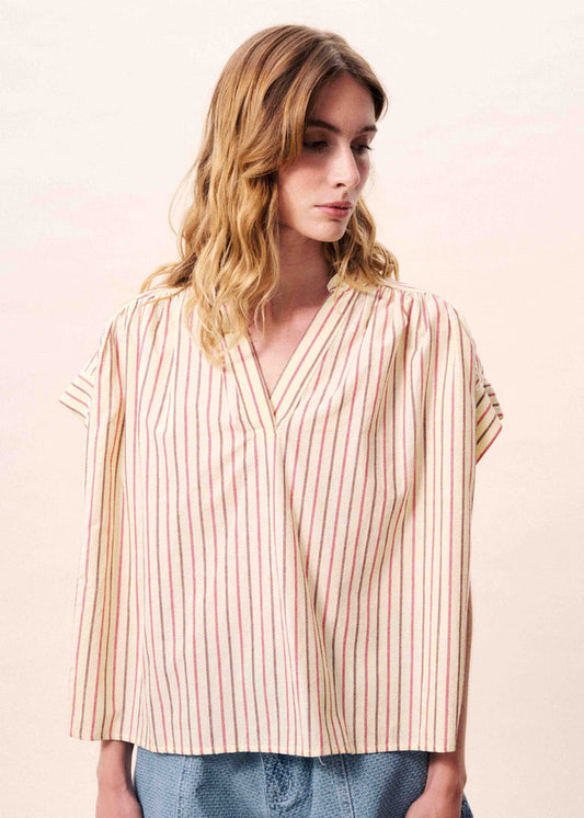 Bloes Streep-Blouse Bonaia