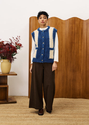 Vest Streep-Shiba Cardigan