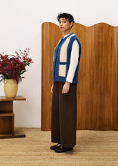 Vest Streep-Shiba Cardigan