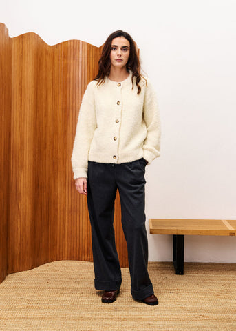 Vest Crème- Selkirk Cardigan