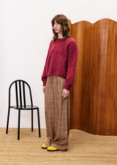 Trui Bordeaux-Camelia Pull