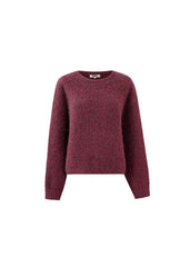 Trui Bordeaux-Camelia Pull