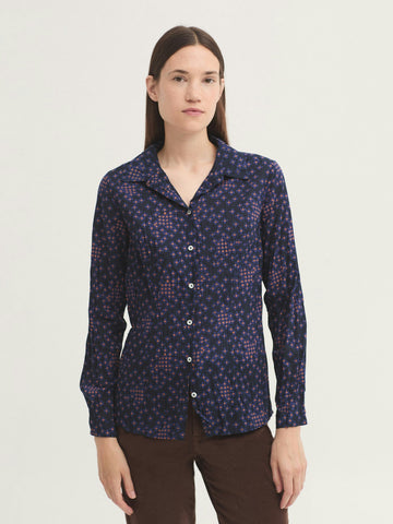 Bloes Print-Pixel Print Basic Shirt
