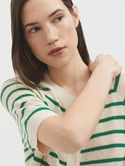 Vest Streep-Short Striped Jacket