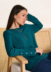 Trui Petrol-Easter Pullover