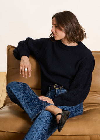 Trui Blauw-Stormy Pullover