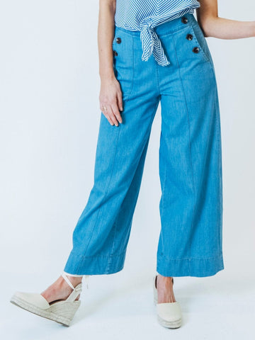 Jeans Blauw-Boardwalk Trousers (Gots)