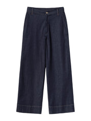 Jeans Blauw-Easy Flow Trousers (Gots Organic)