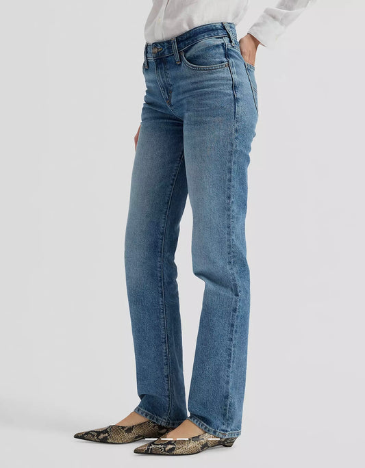 Jeans Recht-Jeans London Mid Flood