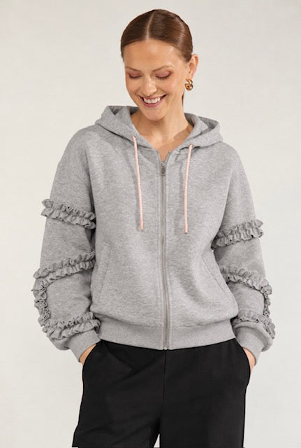 Vest Grijs-Nusabby Cardigan