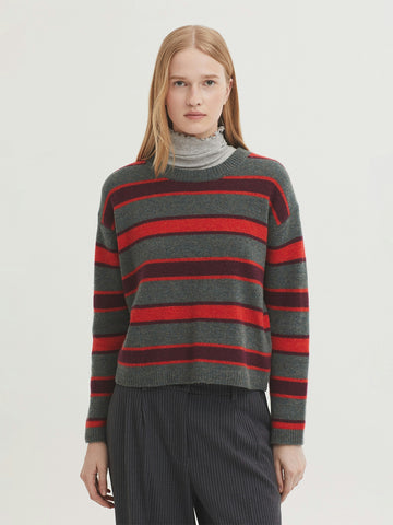 Trui Streep-Striped Wool Sweater