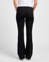 Jeans Zwart-Breese Flare Black Rinse