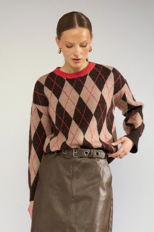 Trui Ruit-Nutikla Pull