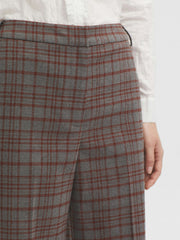 Broek Ruit-Melange Window Check Pants