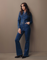 SpijkerJumpsuit Blauw-western upstream