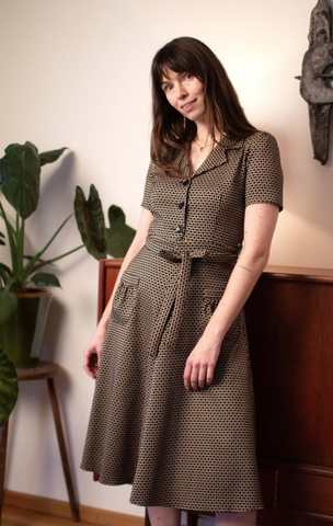 Jurk Print-Reverse Dress Safiya