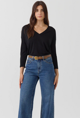 T-shirt Zwart-Amaya Top