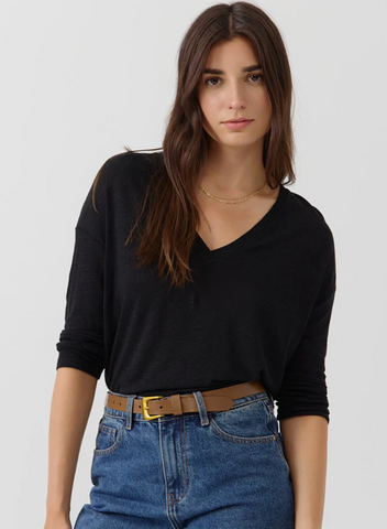 T-shirt Zwart-Amaya Top