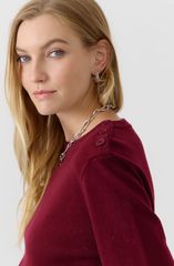 Trui Bordeaux-Virginie Pull
