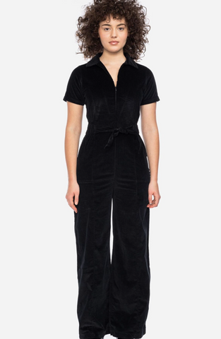 Broekpak Zwart-Olivia Overall