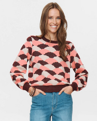 Trui Print-Nulila Pullover