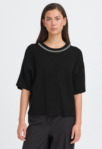 Trui Zwart-Dorise Top