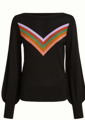 Trui Zwart-Audrey Bell Top Azzy