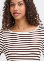 Top Streep Bruin-Cella T-Shirt